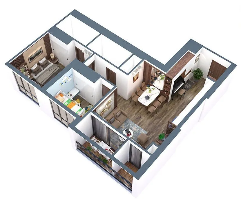 Trang chủ 94 Căn hộ 1PN Vinhomes Hòa Long - Bắc Ninh